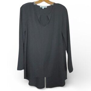 Rose + Olive Black Blouse